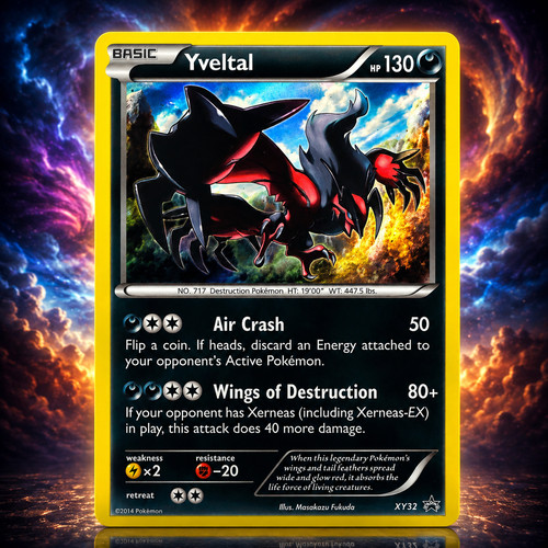 Pokemon yveltal xy32 - yveltal,