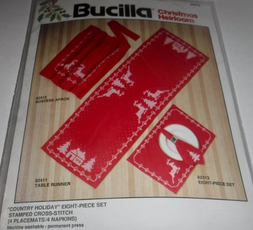 Vintage bucilla country - bucilla, "country