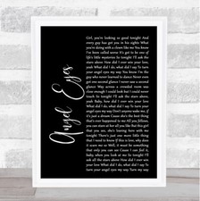 Angel Eyes Black Script Song