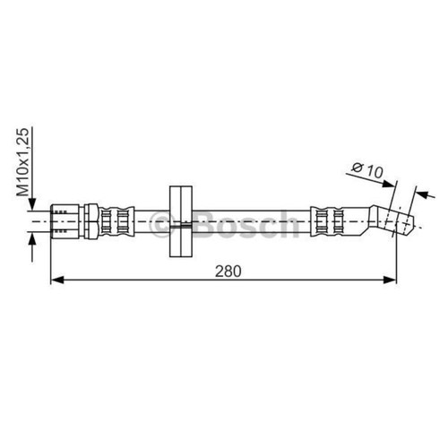 Tubo freno anteriore - bosch, per