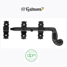 Catenaccio Ferro Battuto Forgiato Stile Antico Chiavistello Nero Paletto