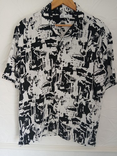 Camicia zara uomo bianca - camicia,