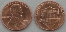 USA 1 centesimo Lincoln 2025 P