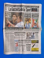 GAZZETTA DELLO SPORT 11 AGOSTO 2001 RUI COSTA MILAN ELISABETTA PERRONE-FIONA MAY