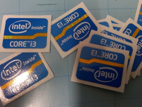 Adesivo sticker intel - sticker, core