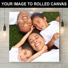 Quadro stampato My/Your Image/Photo su tela arrotolata varie misure quadrate