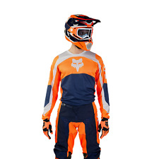 Completo motocross FOX 180 NITRO 2024 arancione fluo enduro quad