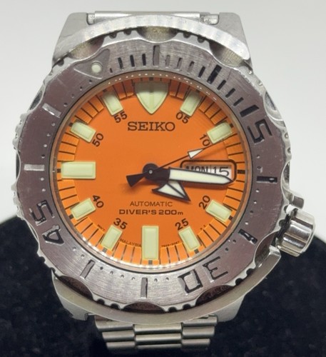 Seiko orange monster - orange, watch