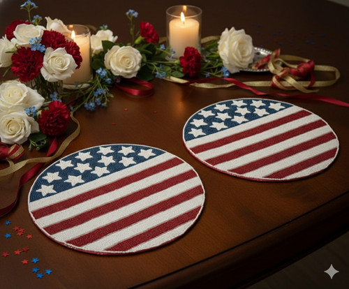 Set 2tovagliette patriottiche - set,