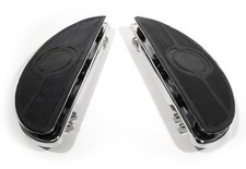 Set pedane shaker cromo per