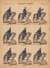 Stampa antica SOLDATINI DI