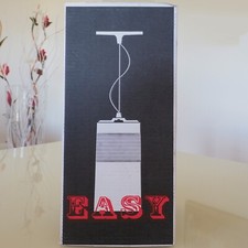 KARTELL EASY - bis lampade a sospensione  - Rosso  e Arancione