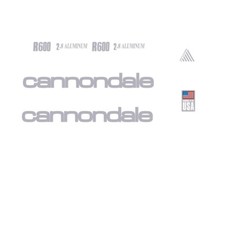Cannondale R600 Bicycle Frame Stickers - Decals: N.50