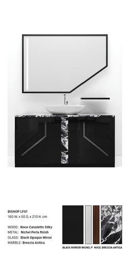 Rubinetteria lavabo bagno nero