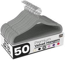 Appendini in velluto grucce