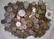 LOTTO DI  3 KG MONETE SOLO STRANIERE ANNI fine 800-2020 BB+-SPL-SPL+  (303)