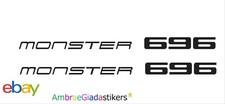 2 ADESIVI DUCATI MONSTER 696