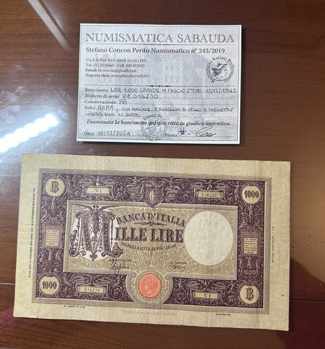 Regno italia lire 1000 - d'italia,