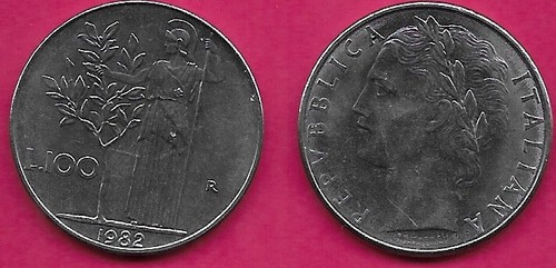 Italy 100 lire 1982 - italy, 1982-r