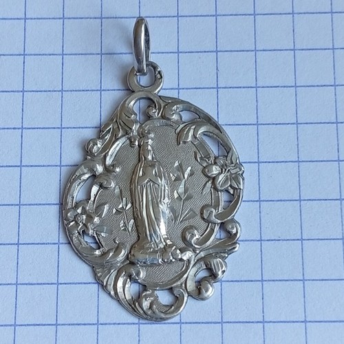 Grand pendentif médaille art - grand,