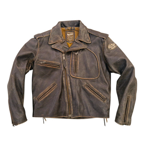 Gas brown full grain nappa - gas,