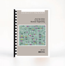 Calcolatrice manuale Hewlett Packard HP 42S: ingegneria elettrica - mezza lettera