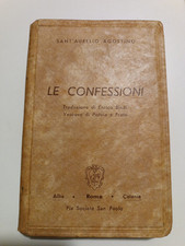 LE CONFESSIONI Sant'Aurelio Agostino Pia Società San Paolo 1940