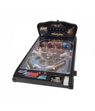 FLIPPER PINBALL ELETTRICO PORTATILE GIOCO DA TAVOLO CON LUCI SUONI