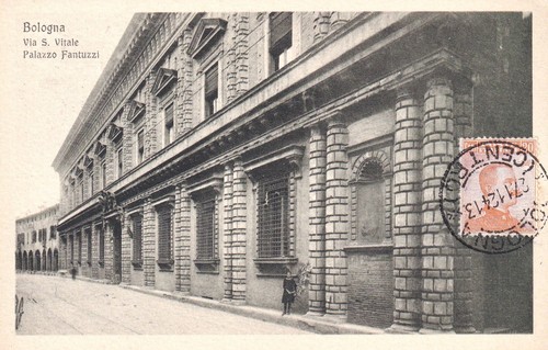 Cartolina bologna via s - bologna,