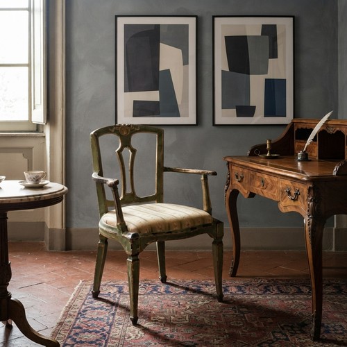 Poltroncina neoclassica veneta - poltroncina,