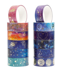 Set 12 Rotoli Nastro Washi