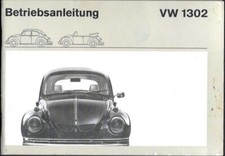 VW MAGGIOLINO 1302 Manuale Istruzioni 1971 Manuale Uso e Manutenzione Cabrio BA
