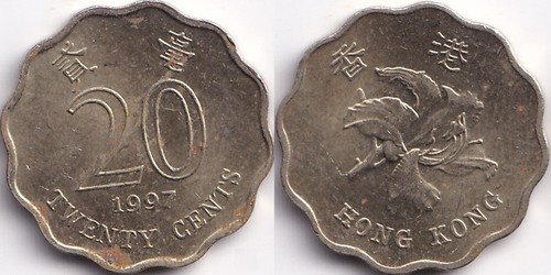 Cents 1997 hong - 20,