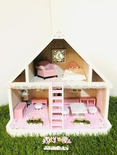 Casa delle bambole Sylvanian Families blu starter ridipinta personalizzata Giappone