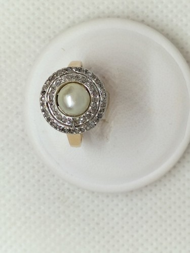 Anello oro 18ct con perla - anello,