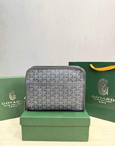Goyard gray zip around - goyard, wallet