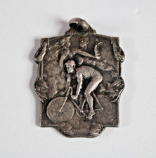 L68-MEDAGLIA CICLISMO ARGENTO 800-VICTIS-VITTORIA LATINO BICICLETTA BICI CATENA