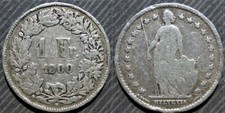 SWITZERLAND  # 1 franc 1900