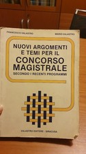 NUOVI ARGOMENTI E TEMI PER IL