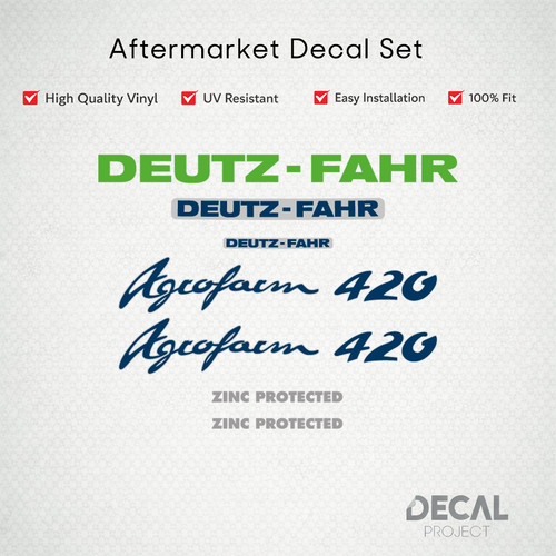 Deutz fahr agrofarm - agrofarm, decal