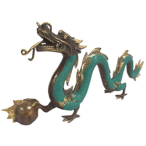 Drago ottone puro fengshui - in,