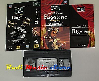 Vhs rigoletto luciano - vhs,