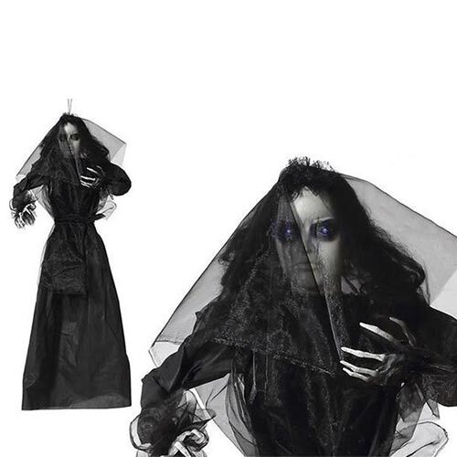 Pendente sposa nera halloween - sposa,