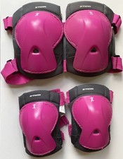 Decathlon B’TWIN Kit Protezione Gomiti e Ginocchia Bici Bambini Taglia XS