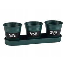 Parkside Set 3 Vasi per Piante