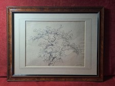 Disegno Antico. Matita su carta, firmato e datato;cornice 29x37,5