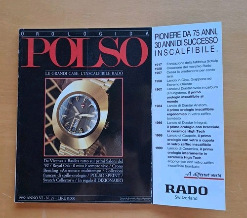 Rivista orologi polso - rivista, da