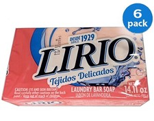 LIRIO Saponette per bucato in tessuto delicato prodotti per la pulizia Jabon Lavanderia 6 barrette