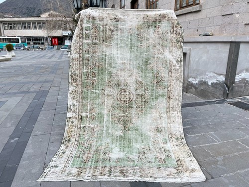 Tappeto vintage oushak - vintage,