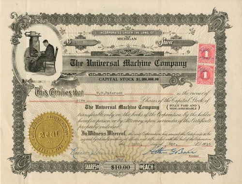 Universal machine stock - machine,